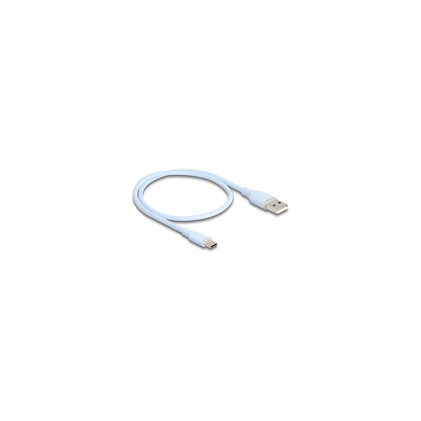 DELOCK USB 2.0 Kabel USB Typ-A St to USB Typ-C St 0.5m blau — Buy in Cyprus with Fast Delivery