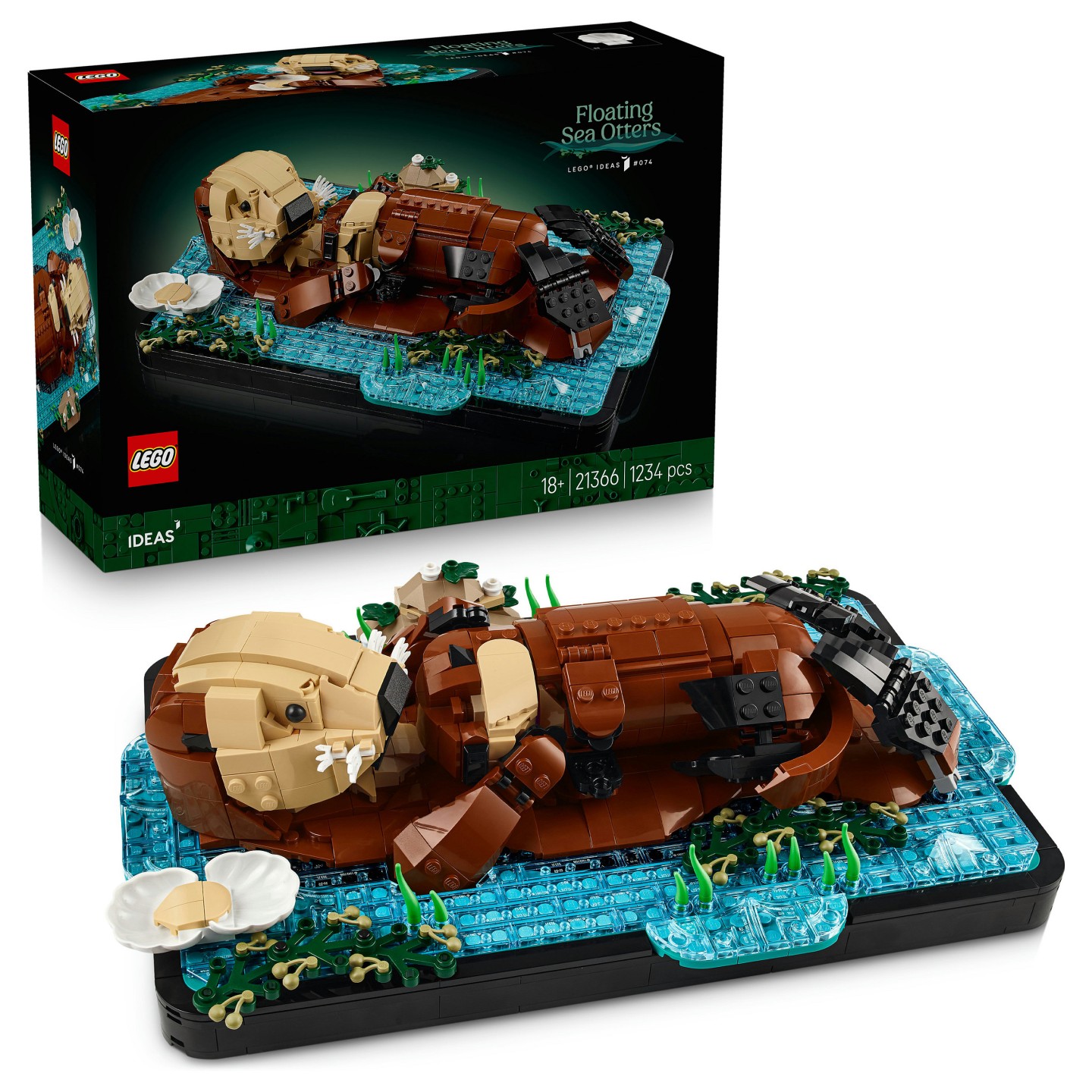 LEGO 21366 Ideas Schwimmende Otter — Buy in Cyprus with Fast Delivery