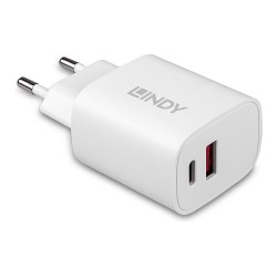 LINDY USB Typ A & C Charger 20W. weiß — Buy in Cyprus with Fast Delivery