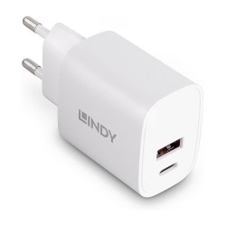 LINDY USB Typ A & C Charger 20W. weiß — Buy in Cyprus with Fast Delivery
