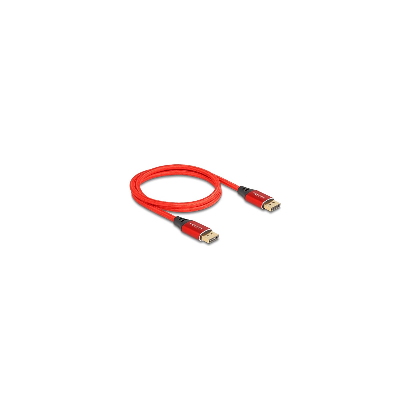 DELOCK DisplayPort Kabel 16K 60 Hz 1m rot Metall — Buy in Cyprus with Fast Delivery