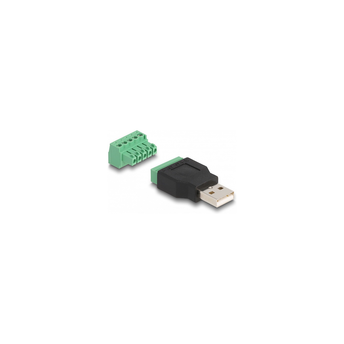 DELOCK USB 2.0 Typ-A St. zu Terminalblock Adapter 2-teilig — Buy in Cyprus with Fast Delivery