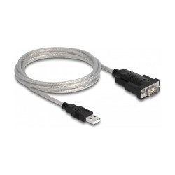 DELOCK Adapter USB 2.0 Typ-A to RS-232 D Sub 9 + D-Sub 25 — Buy in Cyprus with Fast Delivery