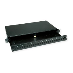 VALUE 19-Zoll-Spleibox leer 1 HE. ausziehbar. 24x SC SX LC DX — Buy in Cyprus with Fast Delivery