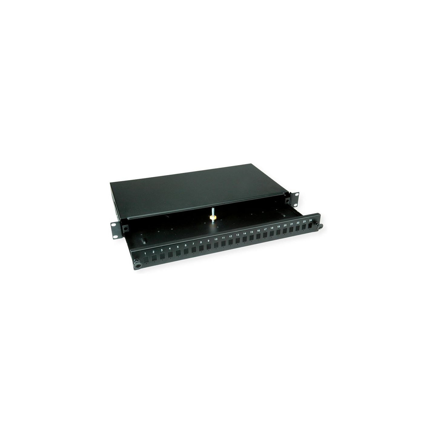 VALUE 19-Zoll-Spleibox leer 1 HE. ausziehbar. 24x SC SX LC DX — Buy in Cyprus with Fast Delivery