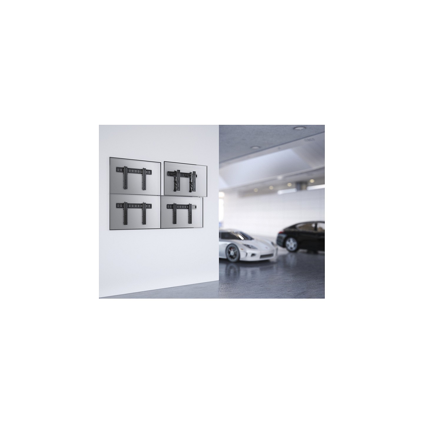 Equip Wandhalterung 37'-70' 1TFT Popout 1Gelenk 45Kg sw lite Retail — Buy in Cyprus with Fast Delivery