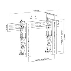 Equip Wandhalterung 37'-70' 1TFT Popout 1Gelenk 45Kg sw lite Retail — Buy in Cyprus with Fast Delivery