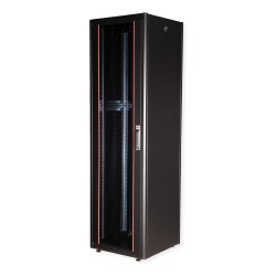 ROLINE 19-Zoll Netzwerkschrank Basic 42 HE. 600x600 BxT Glastr schwarz — Buy in Cyprus with Fast Delivery