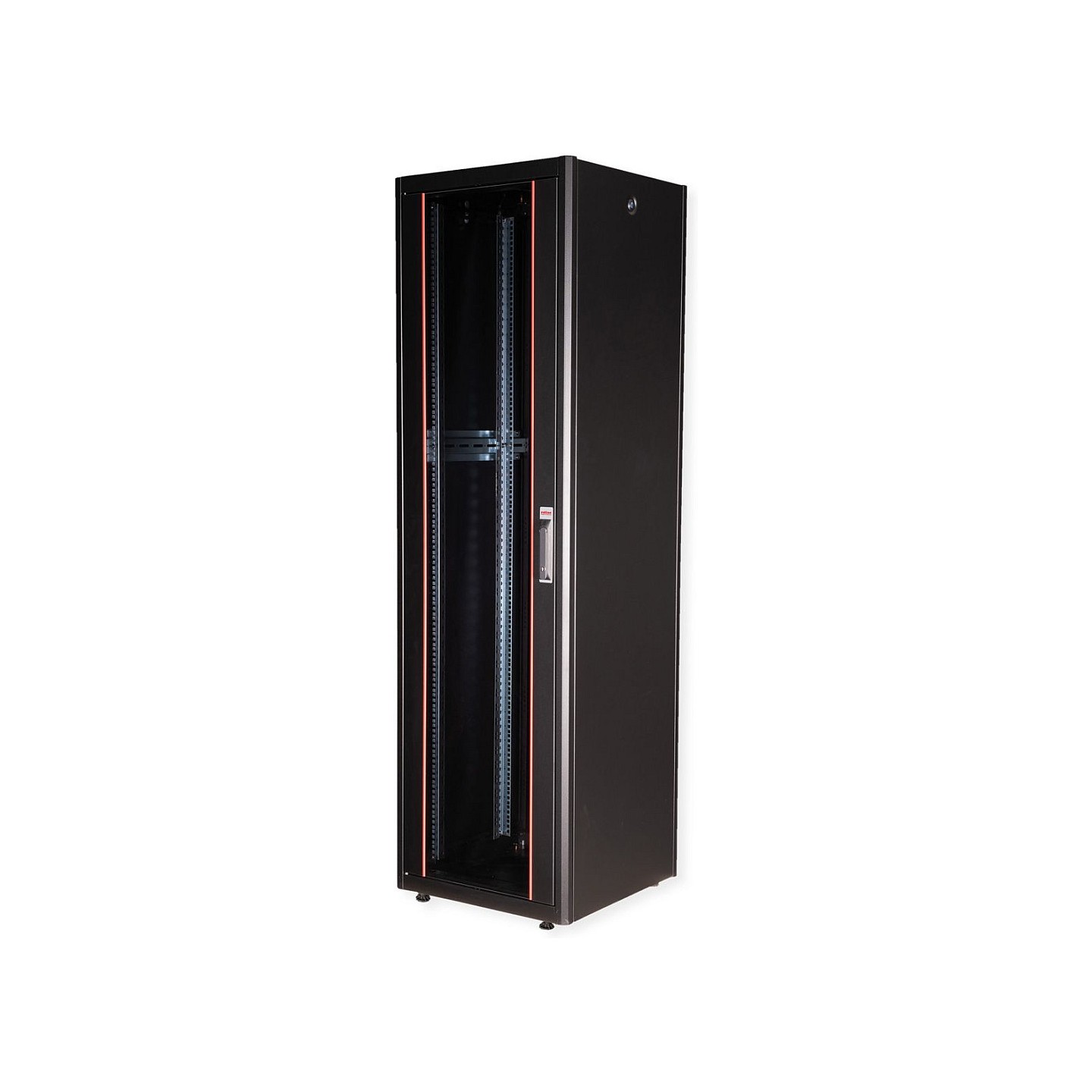 ROLINE 19-Zoll Netzwerkschrank Basic 42 HE. 600x600 BxT Glastr schwarz — Buy in Cyprus with Fast Delivery