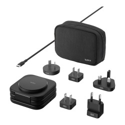 Belkin magnetische Reiseladestation mit Power Adapter (36W). Schwarz. 3 in 1. WIZ024HQBK — Buy in Cyprus with Fast Delivery