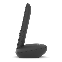 GIGASET C575 schwarz schnurlos analog (DECT) TFT-Farb-Display Freisprechen Adressbuch fr 200 Eintrge Wecker Kalender