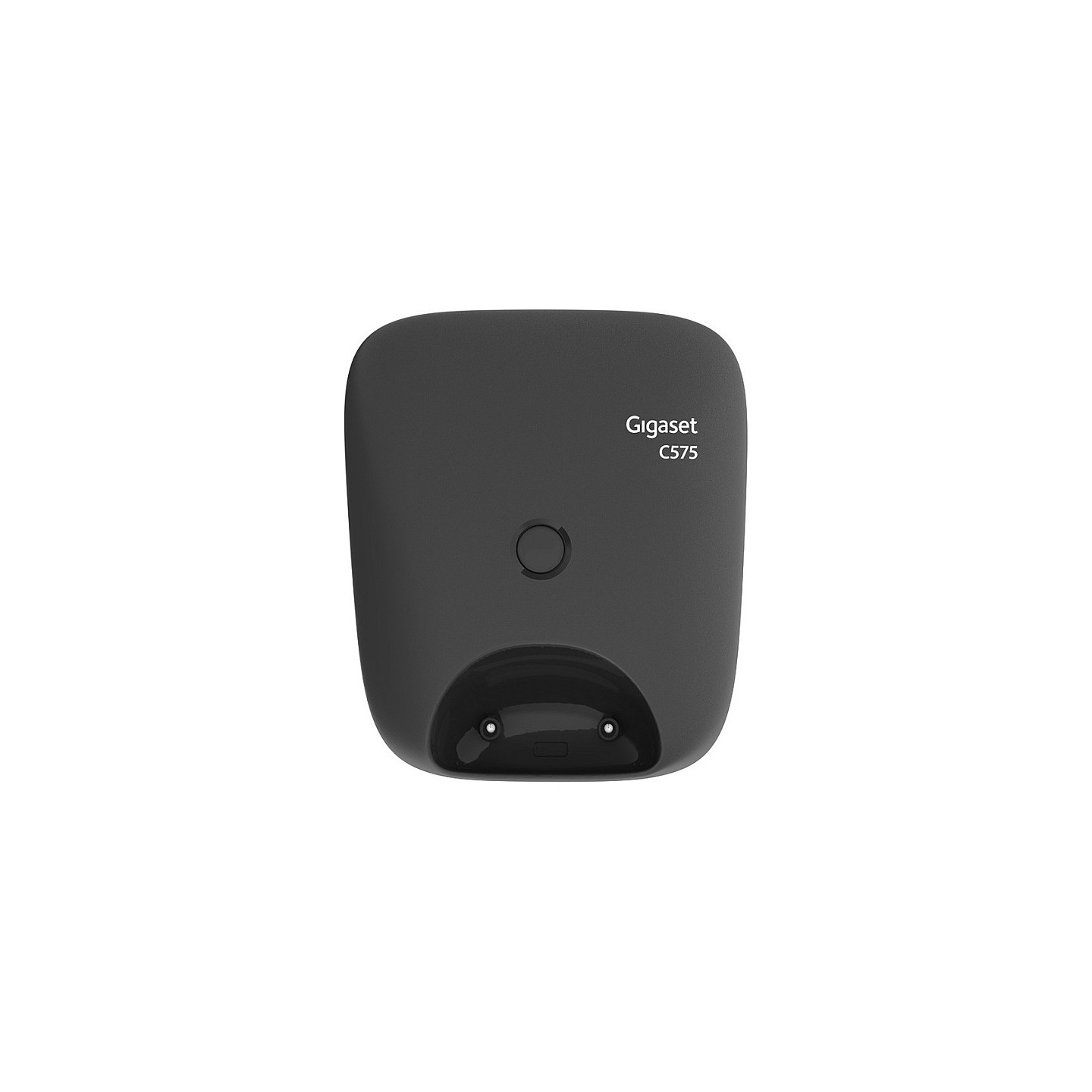 GIGASET C575 schwarz schnurlos analog (DECT) TFT-Farb-Display Freisprechen Adressbuch fr 200 Eintrge Wecker Kalender