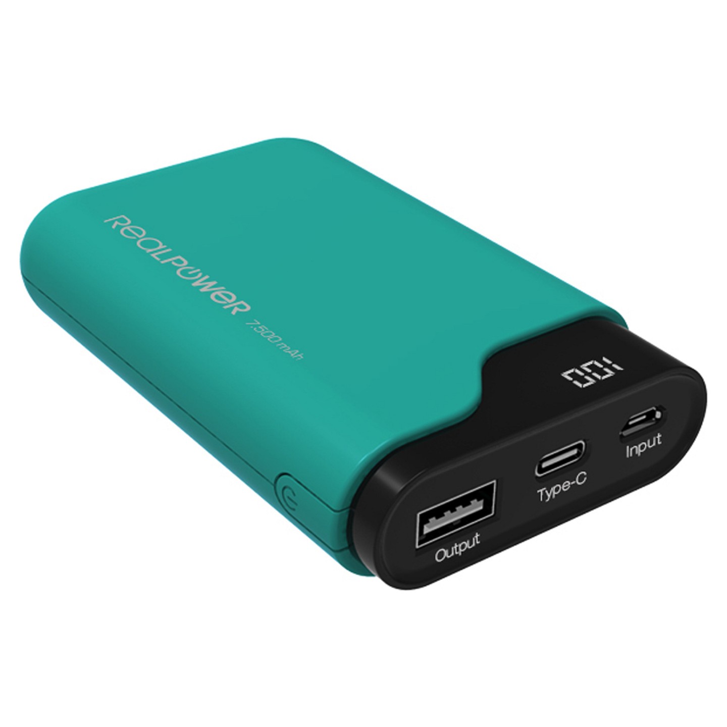 RealPower Powerbank PB-7500C grün 7.500mAh — Buy in Cyprus with Fast Delivery