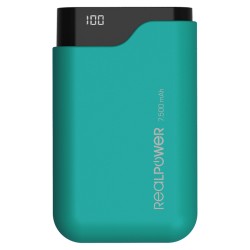 RealPower Powerbank PB-7500C grün 7.500mAh — Buy in Cyprus with Fast Delivery