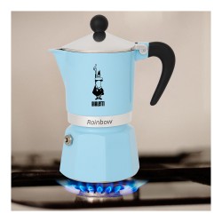Bialetti Rainbow - Espressokocher - hellblau - für 3 Tassen — Buy in Cyprus with Fast Delivery
