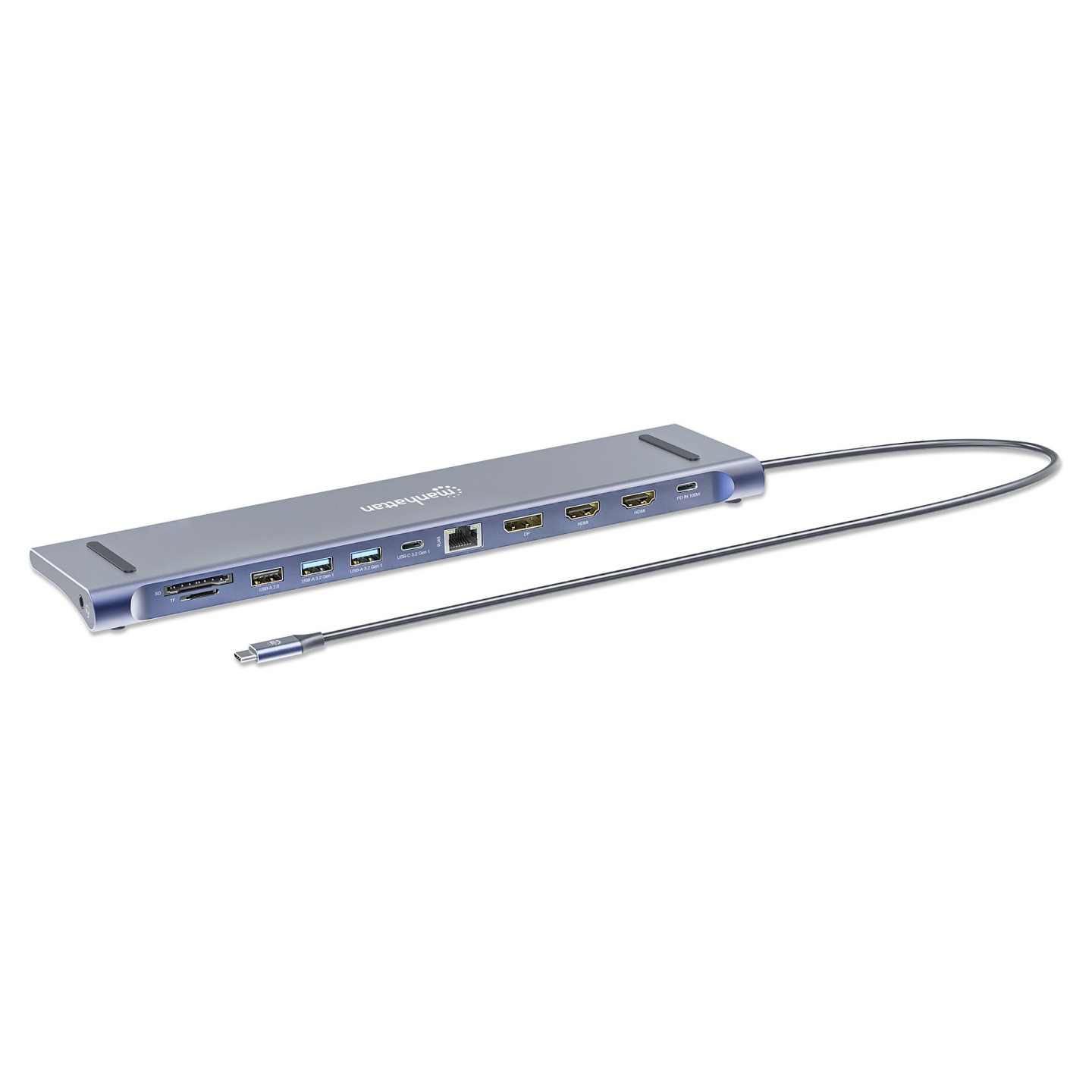 MANHATTAN Dockingstation 12-in-1 4K 1xHDMI 2xDP 3xUSB-A — Buy in Cyprus with Fast Delivery
