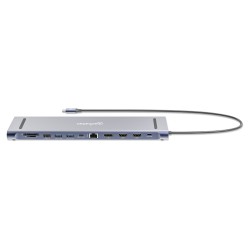 MANHATTAN Dockingstation 12-in-1 4K 1xHDMI 2xDP 3xUSB-A — Buy in Cyprus with Fast Delivery