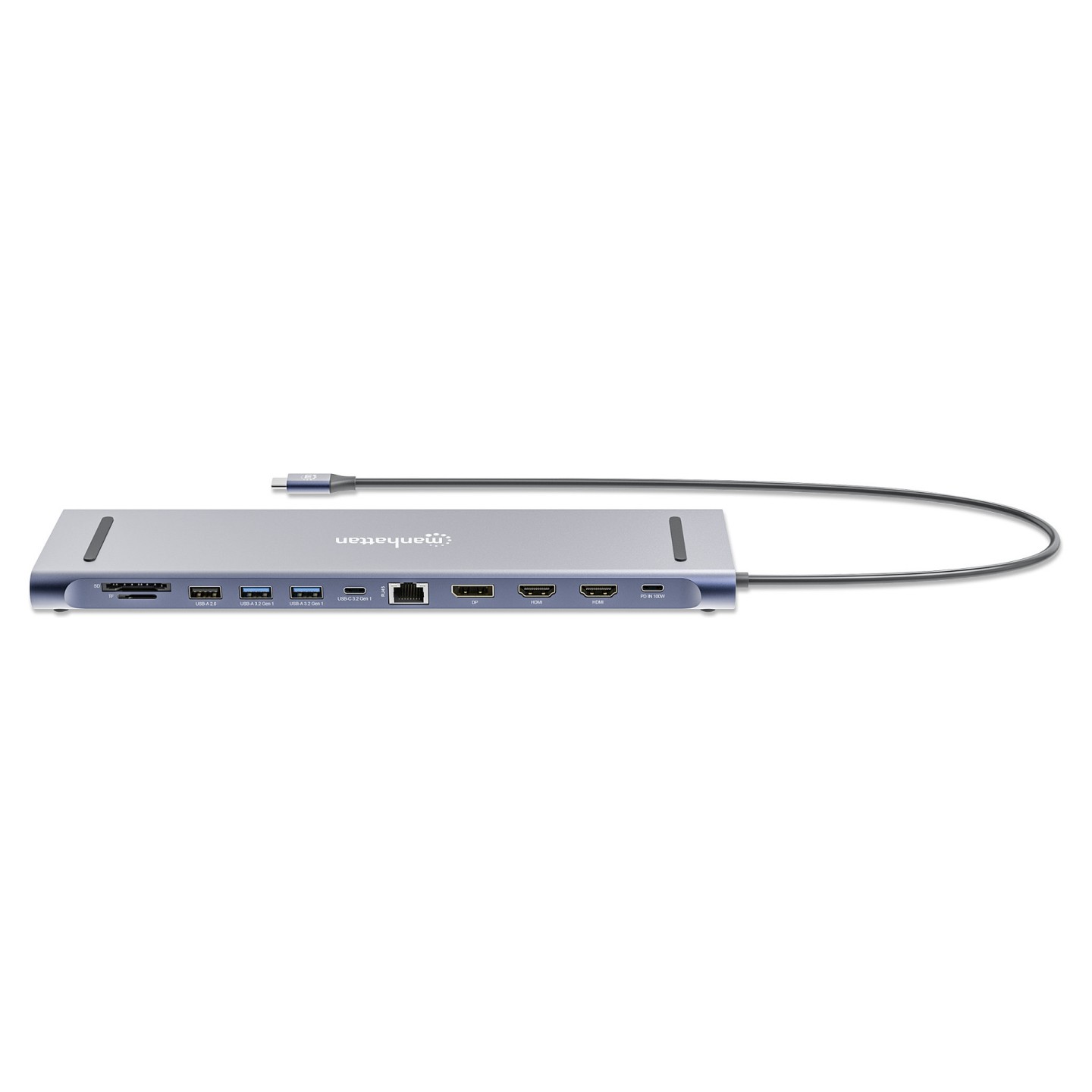 MANHATTAN Dockingstation 12-in-1 4K 1xHDMI 2xDP 3xUSB-A — Buy in Cyprus with Fast Delivery