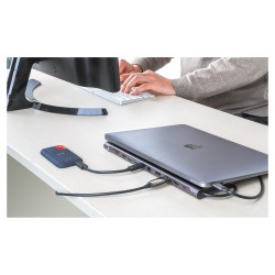 MANHATTAN Dockingstation 12-in-1 4K 1xHDMI 2xDP 3xUSB-A — Buy in Cyprus with Fast Delivery