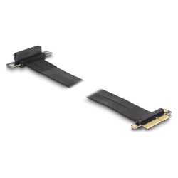 Riser Karte PCI Express x4 Stecker zu x4 Slot 90° gewinkelt mit Kabel 60 cm — Buy in Cyprus with Fast Delivery