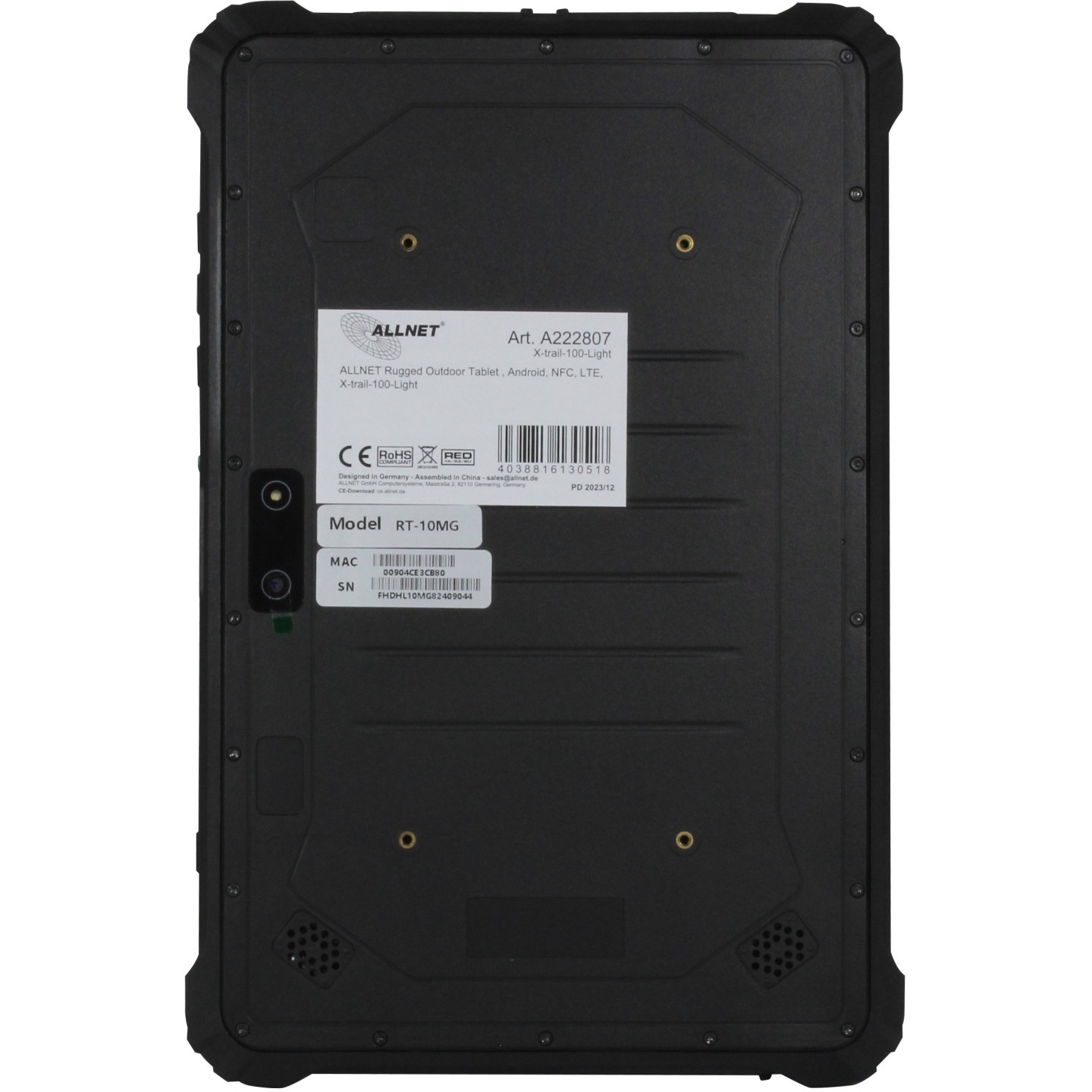 ALLNET Rugged Outdoor Tablet Android NFC LTE X-trail-100-Light — Buy in Cyprus with Fast Delivery