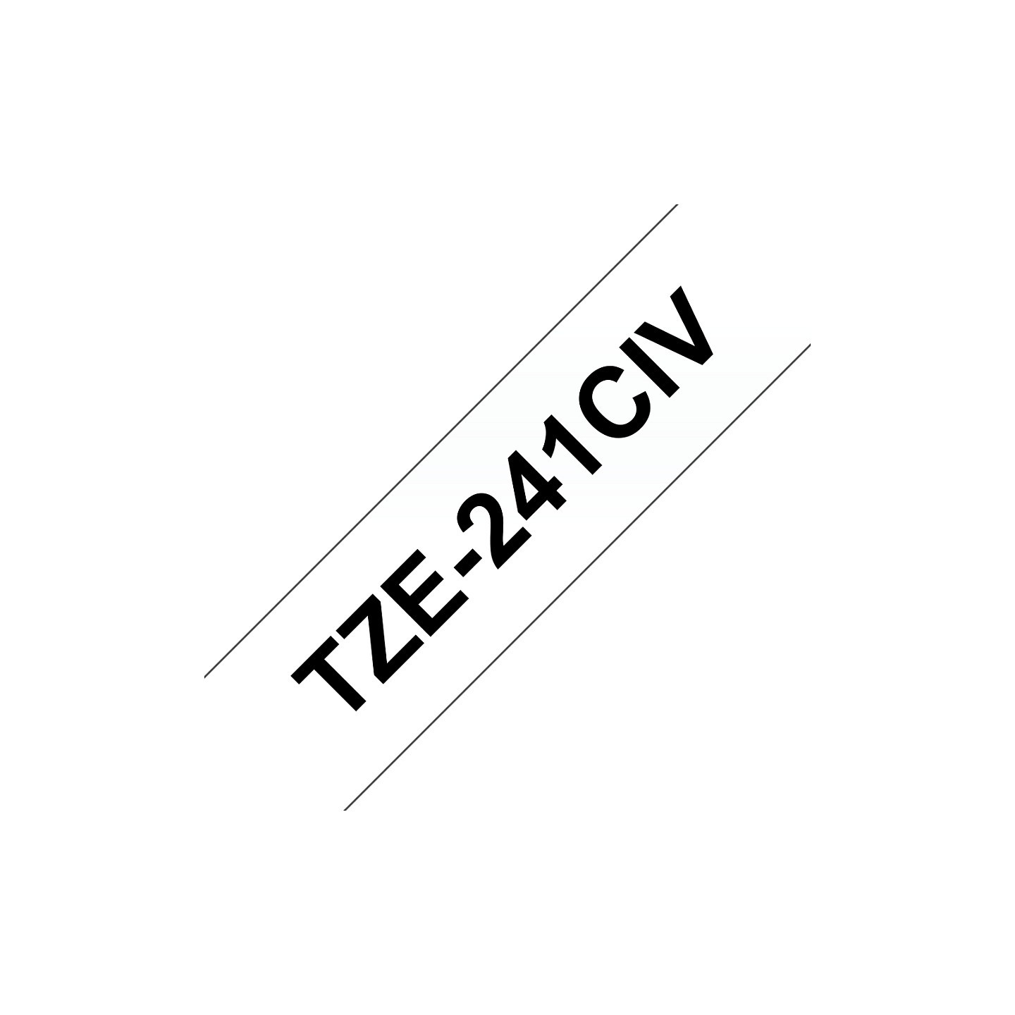 BROTHER Schriftband TZe-241CIV Schwarz auf Wei 18mm x 8m — Buy in Cyprus with Fast Delivery