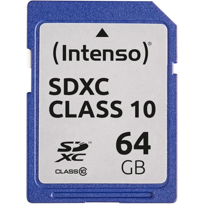 Buy Intenso SDXC Card - Model 3411490 - 64GB, Class 10, 25 MB/s, Black in Cyprus, Nicosia, Limassol, Larnaka, Pafos