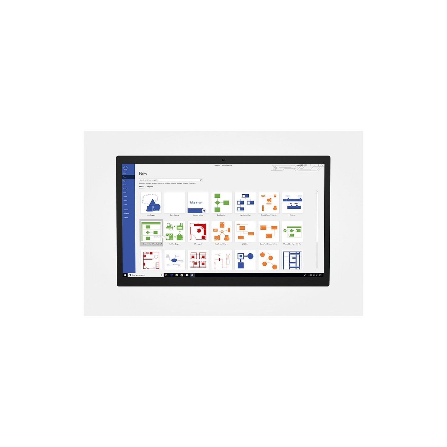 Microsoft MS Visio Professional 2021 Win English P8 1 License Medialess (EN) — Buy in Cyprus with Fast Delivery