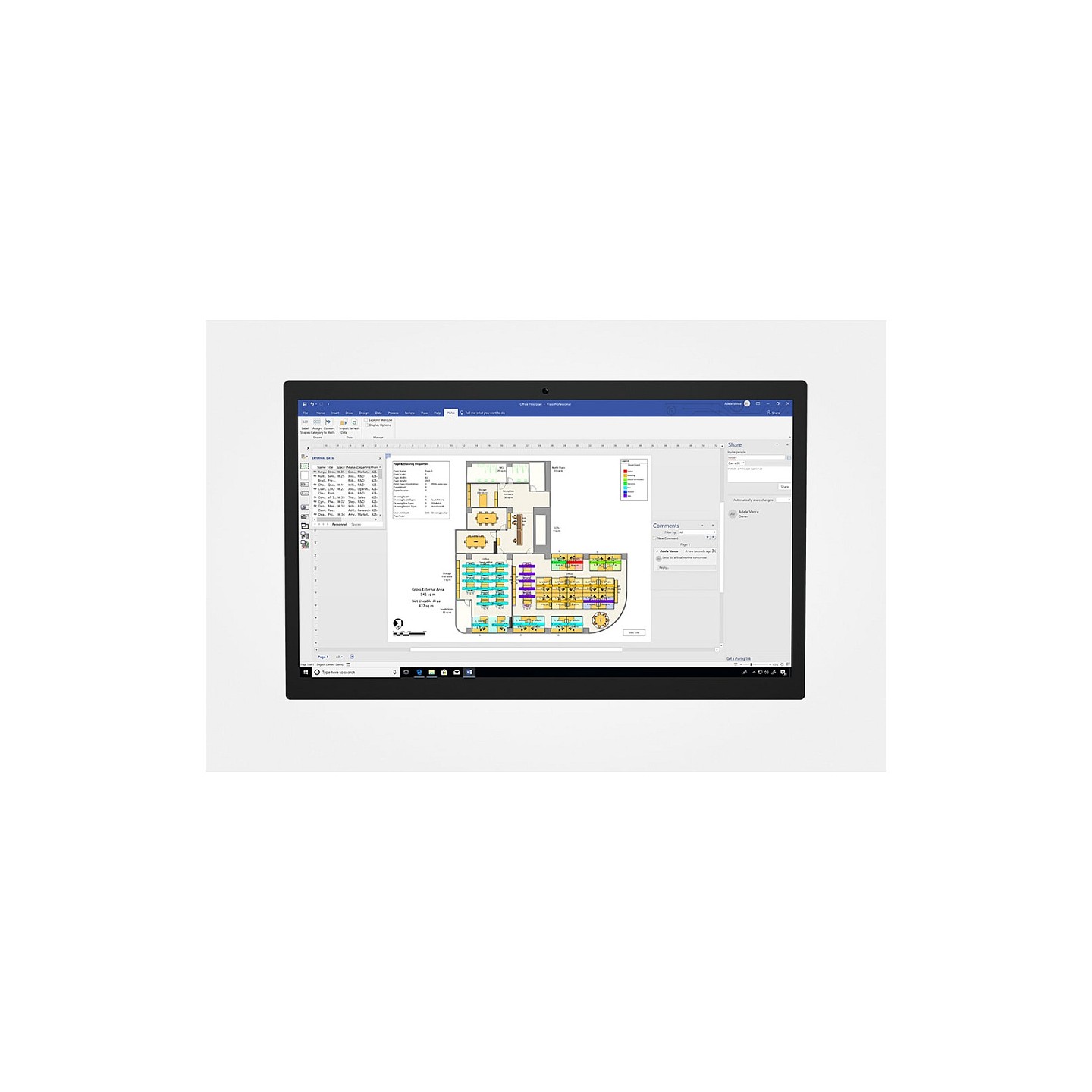 Microsoft MS Visio Professional 2021 Win English P8 1 License Medialess (EN) — Buy in Cyprus with Fast Delivery