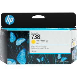 Buy HP 738 130-ml Yellow Ink Cartridge - Original HP 738 - For DesignJet T850/T950 in Cyprus, Nicosia, Limassol, Larnaka, Pafos