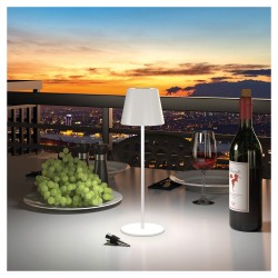 RealPower LED-RGB Tischlampe dimmbar mit Akku.weiss — Buy in Cyprus with Fast Delivery