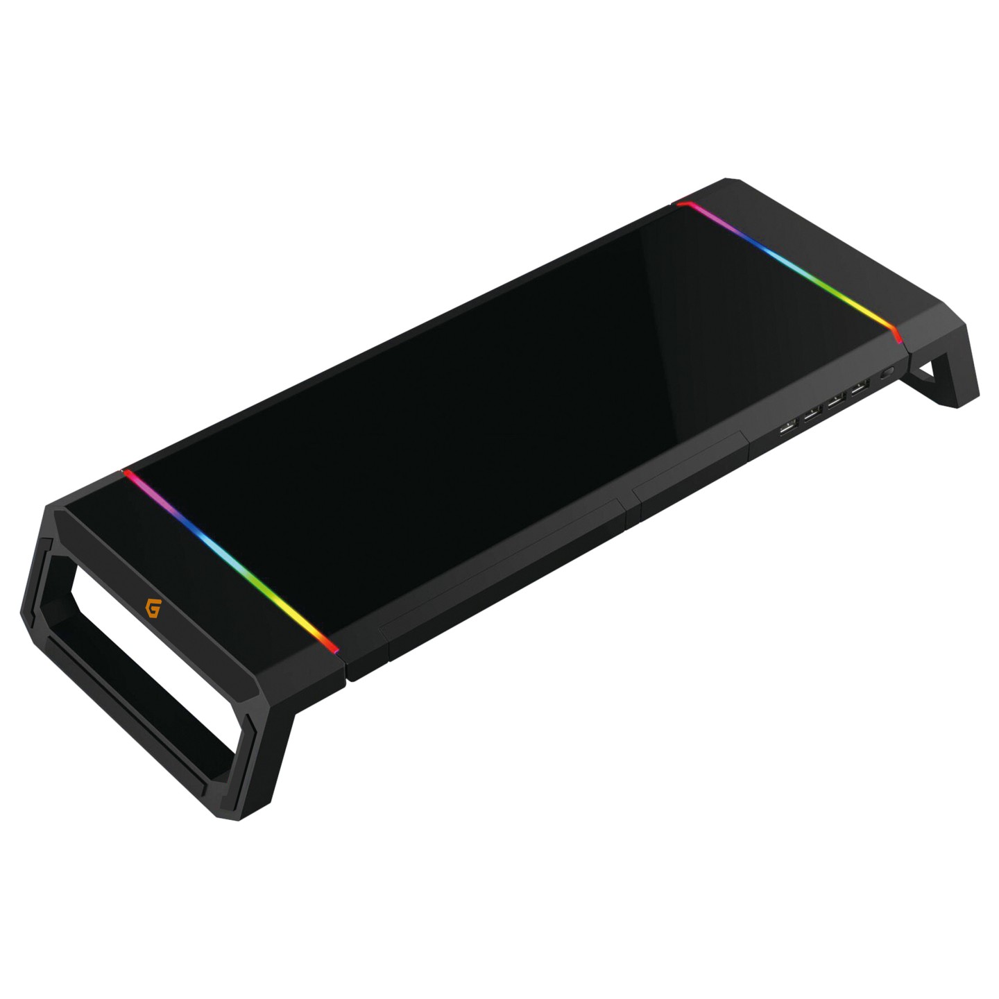CONCEPTRONIC Monitortischerhöhung Gaming +4xUSB-A2.0 schwarz — Buy in Cyprus with Fast Delivery