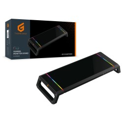 CONCEPTRONIC Monitortischerhöhung Gaming +4xUSB-A2.0 schwarz — Buy in Cyprus with Fast Delivery