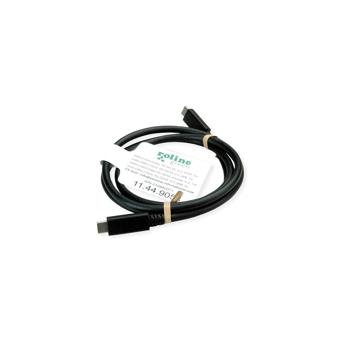 VALUE USB 3.2 Gen 2 Kabel. C-C. ST ST. 4K UHD-1. 10Gbit s. Emark. 100W. wei. 1 m — Buy in Cyprus with Fast Delivery