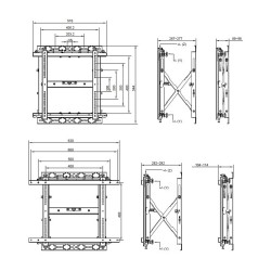 Equip Wandhalterung 19'-55' 1TFT Popout 1Gelenk 50Kg sw lite Retail — Buy in Cyprus with Fast Delivery