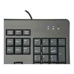 Wortmann TERRA Keyboard 1500 Corded [DE] USB black Copilot QWERTZ. 105 Tasten. kabelgebunden. 1.80m