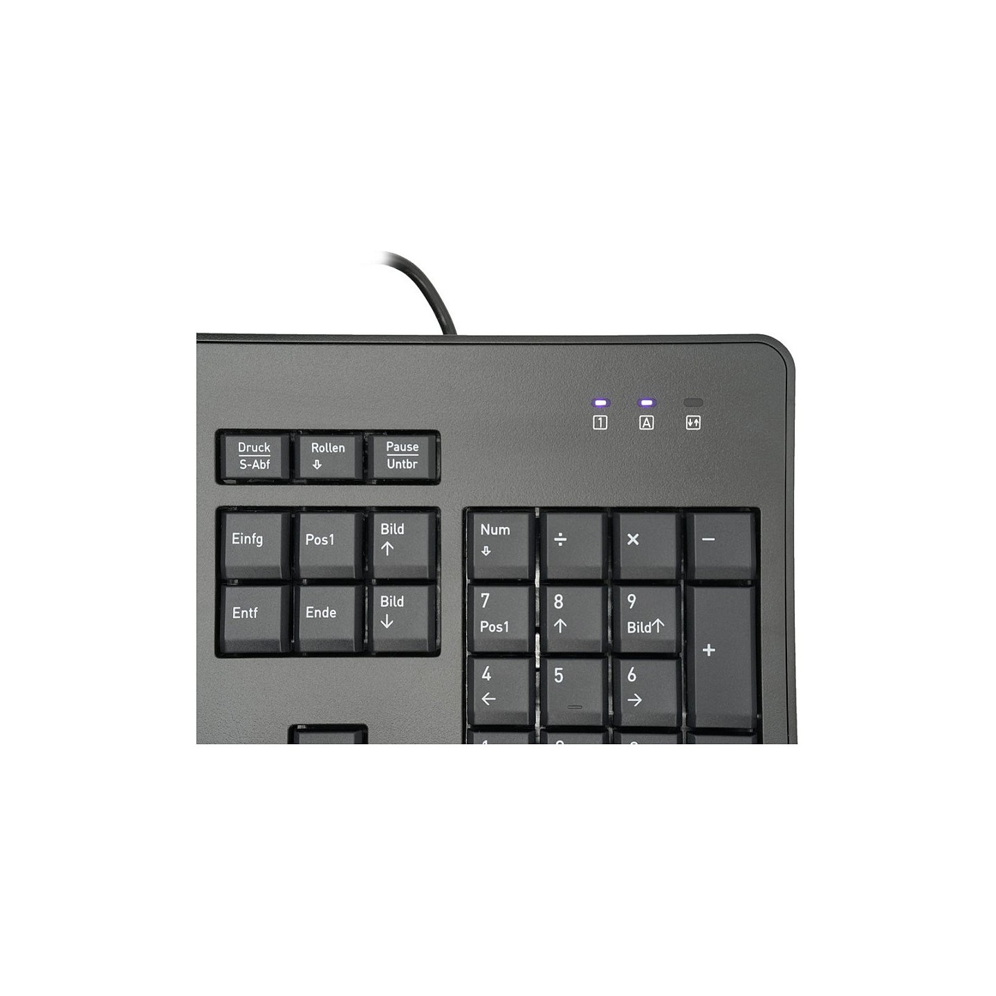Wortmann TERRA Keyboard 1500 Corded [DE] USB black Copilot QWERTZ. 105 Tasten. kabelgebunden. 1.80m