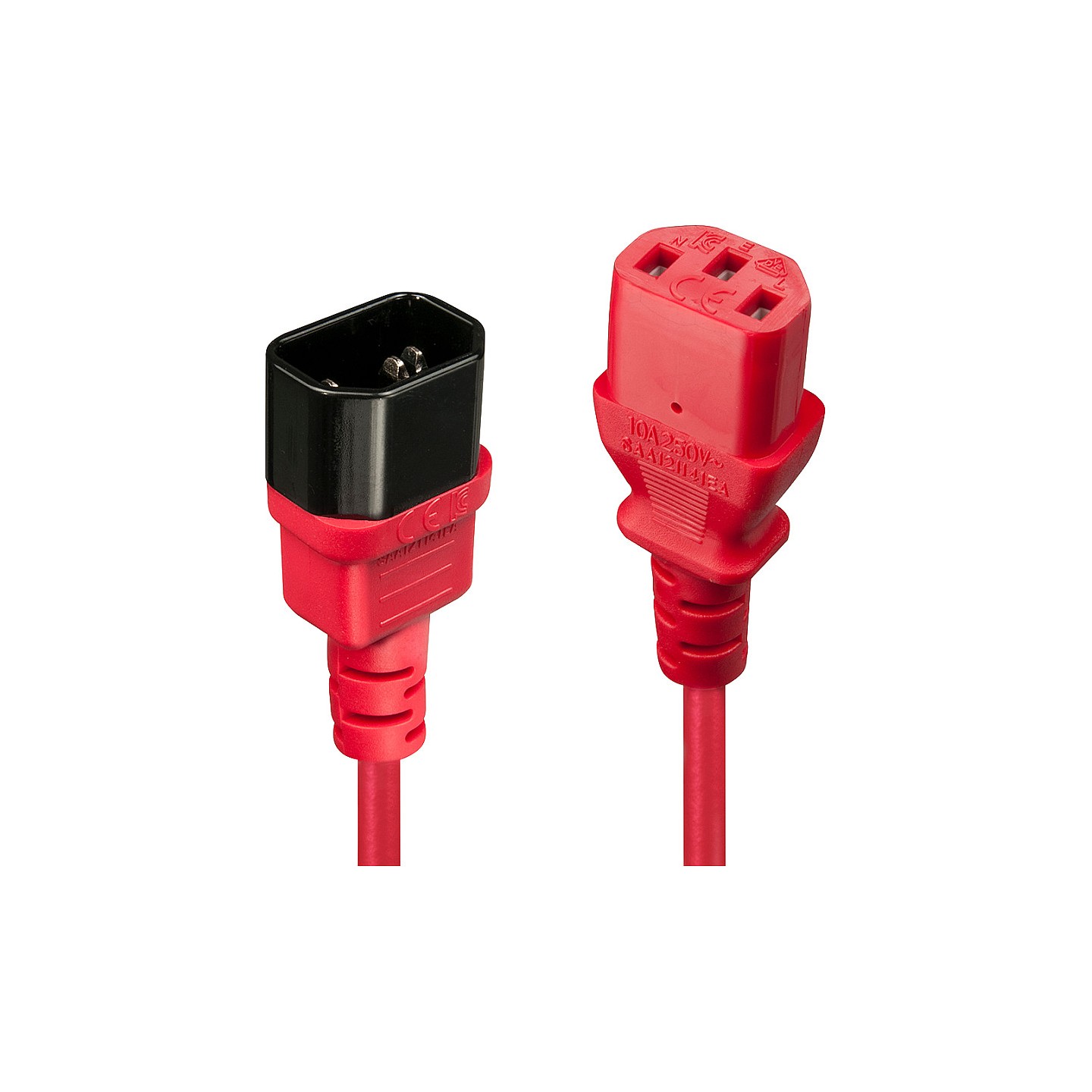 LINDY IEC-Netzverlängerung C14 - C13 rot 0.5m — Buy in Cyprus with Fast Delivery