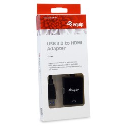 Equip Adapter USB3.0- to HDMI 1920x1080 60Hz 0.15m sw — Buy in Cyprus with Fast Delivery