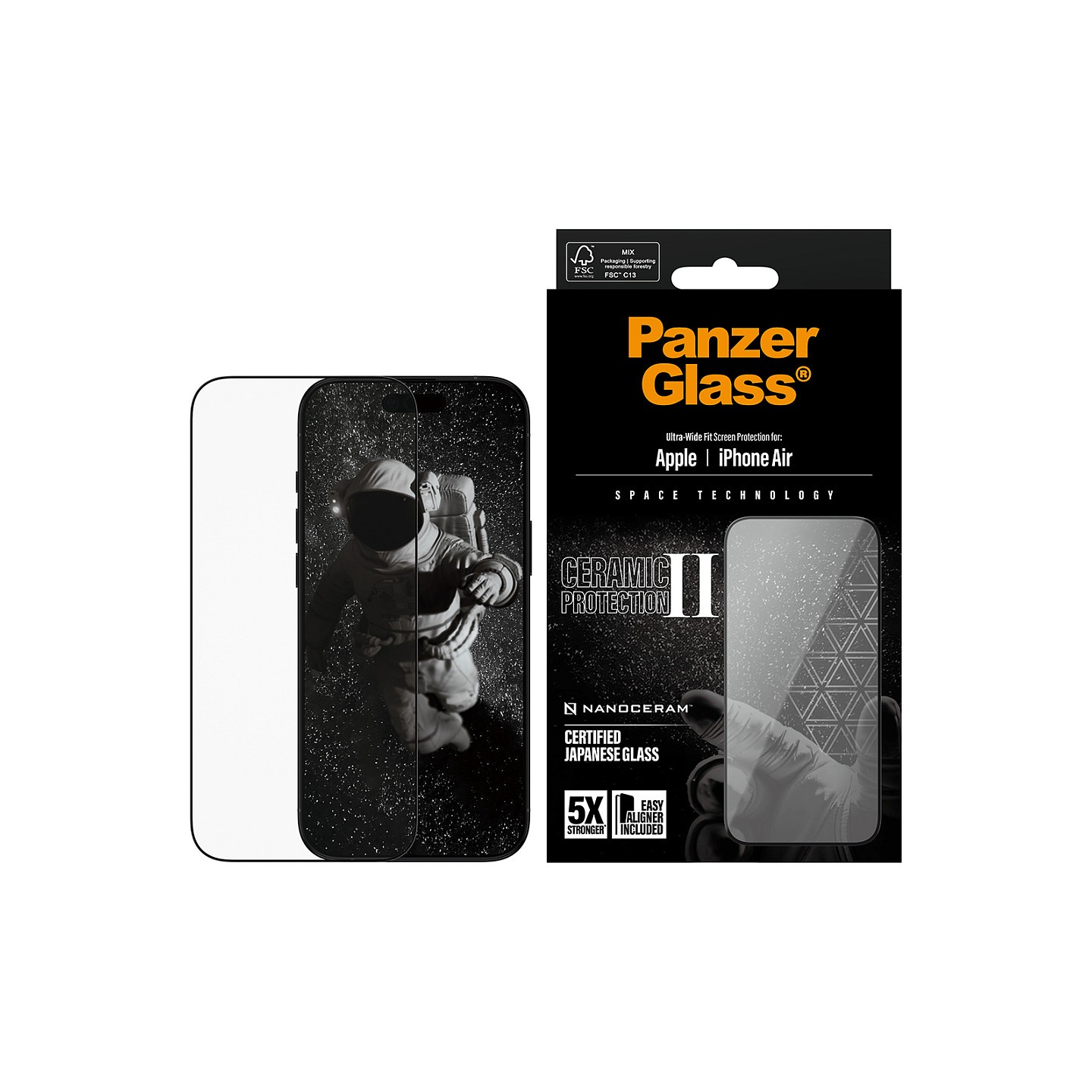 PanzerGlass Ceramic II Schutzglas iPhone Air UWF — Buy in Cyprus with Fast Delivery