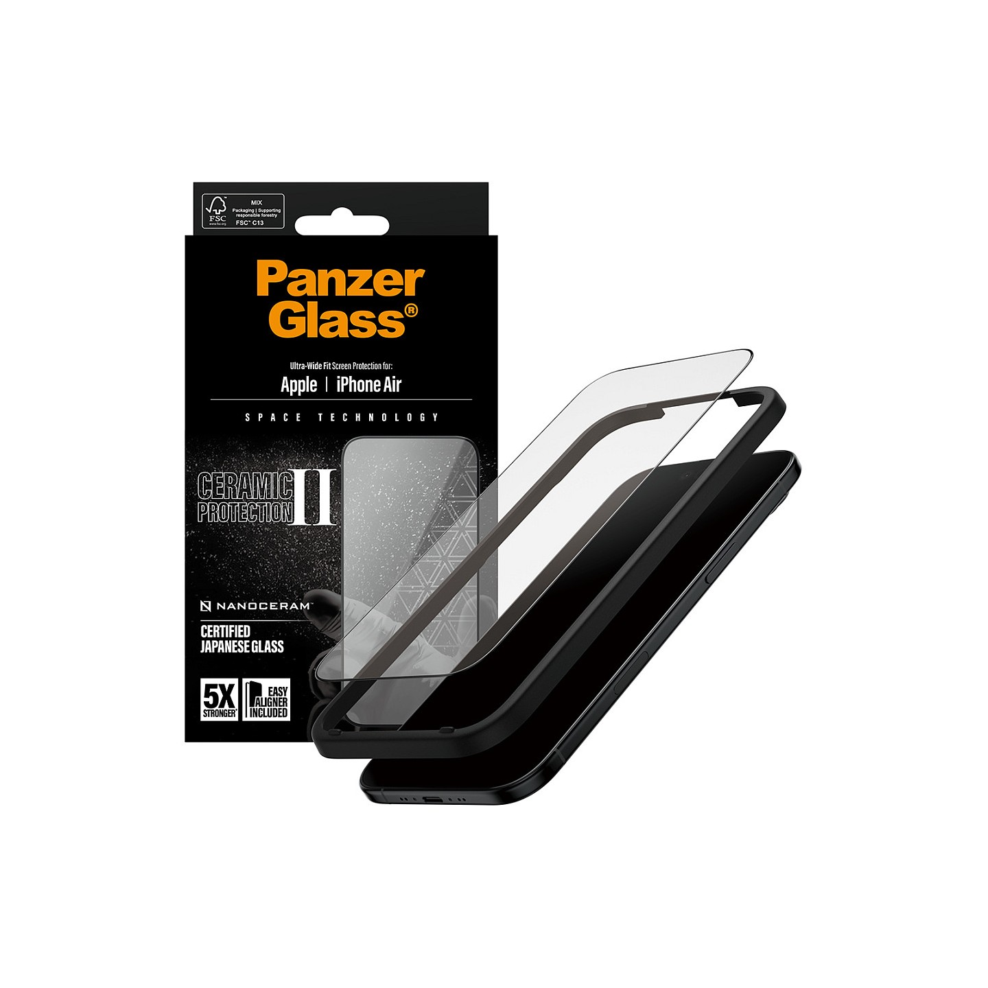 PanzerGlass Ceramic II Schutzglas iPhone Air UWF — Buy in Cyprus with Fast Delivery