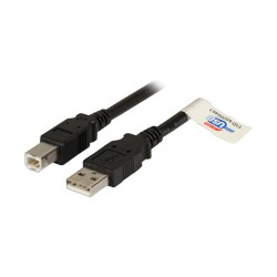 EFB USB2.0 Anschlusskabel A-B.St.-St..1m.schwarz.Premium — Buy in Cyprus with Fast Delivery