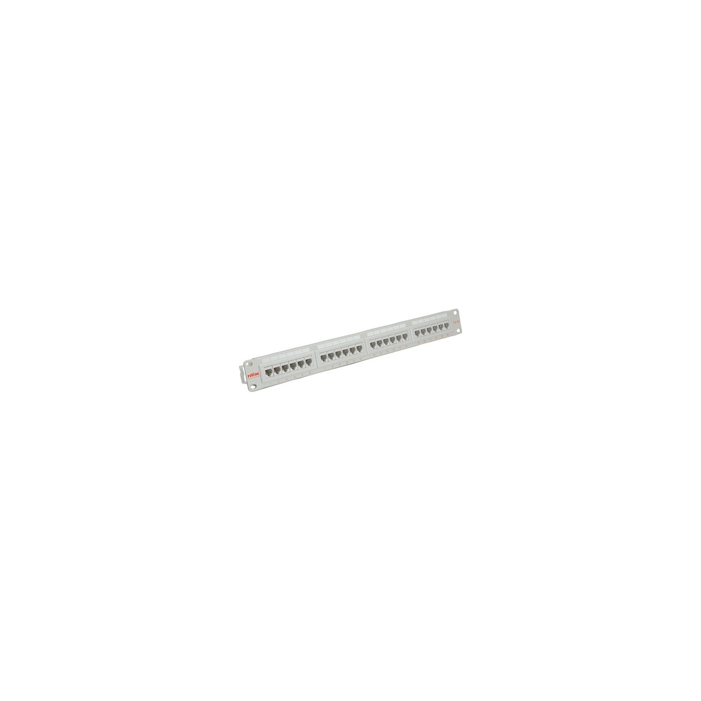 ROLINE Kat.5e Class D 48.26cm 19Zoll-Patchpanel 24 Ports UTP grau — Buy in Cyprus with Fast Delivery
