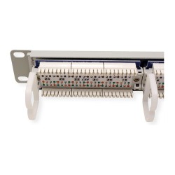 ROLINE Kat.5e Class D 48.26cm 19Zoll-Patchpanel 24 Ports UTP grau — Buy in Cyprus with Fast Delivery