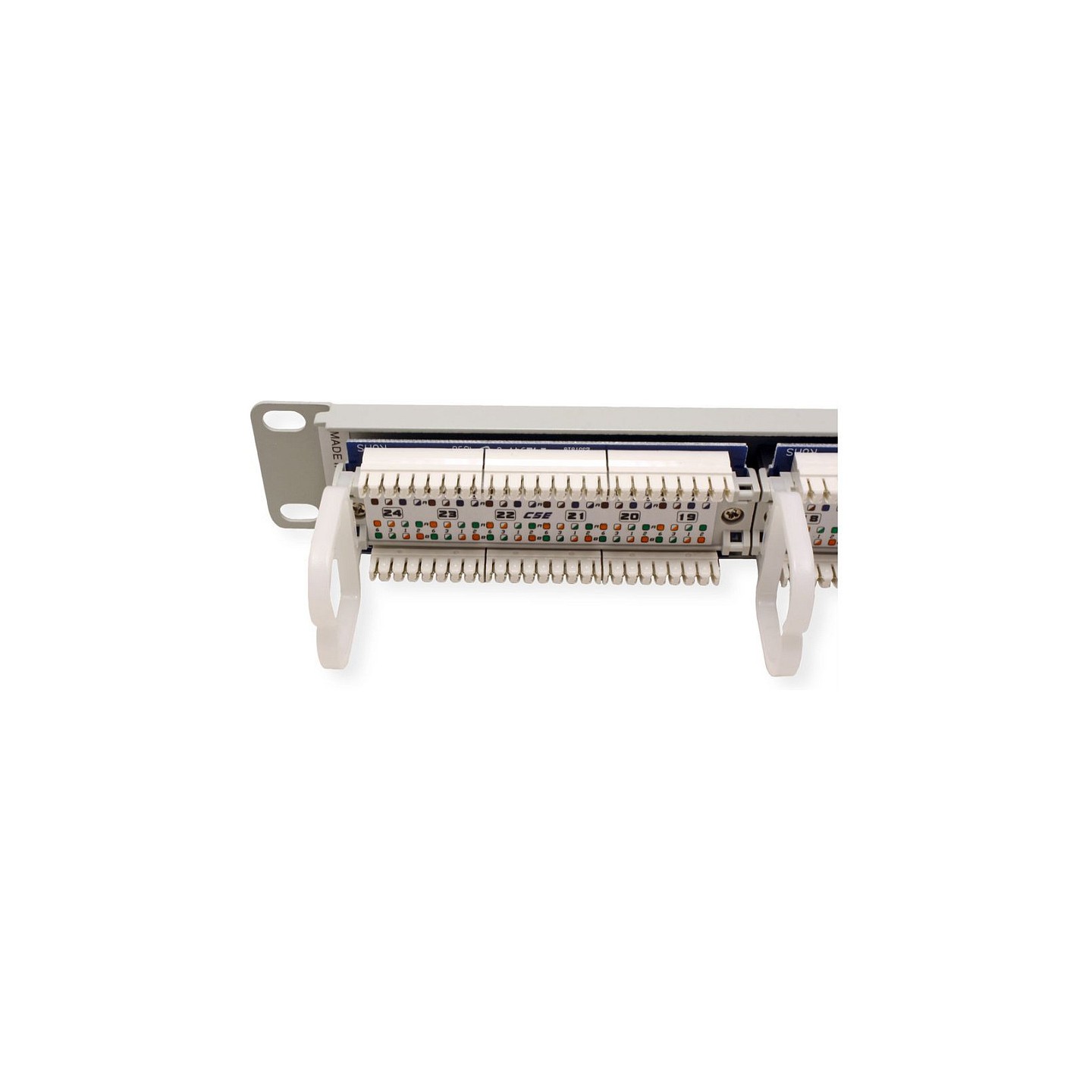 ROLINE Kat.5e Class D 48.26cm 19Zoll-Patchpanel 24 Ports UTP grau — Buy in Cyprus with Fast Delivery