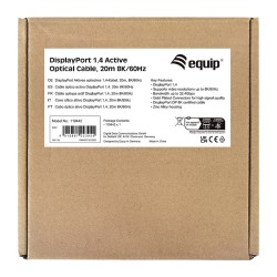 Equip DisplayPort 1.4 St St20.00m 8K 60Hz komp.HDCP schwarz — Buy in Cyprus with Fast Delivery