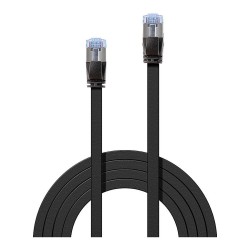 LINDY Patchkabel Cat6A U FTP Flachband schwarz 1.00m — Buy in Cyprus with Fast Delivery