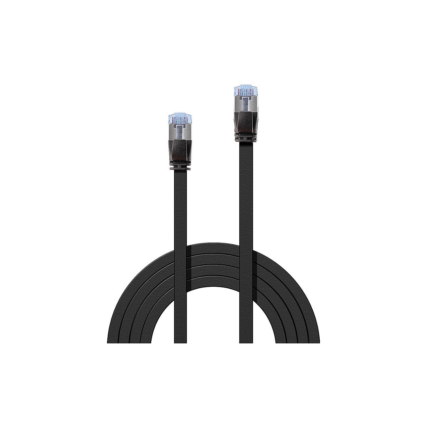 LINDY Patchkabel Cat6A U FTP Flachband schwarz 1.00m — Buy in Cyprus with Fast Delivery