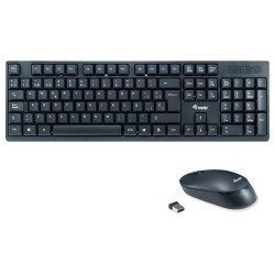 Equip Wireless Tastatur + Maus. Layout spanisch schwarz — Buy in Cyprus with Fast Delivery