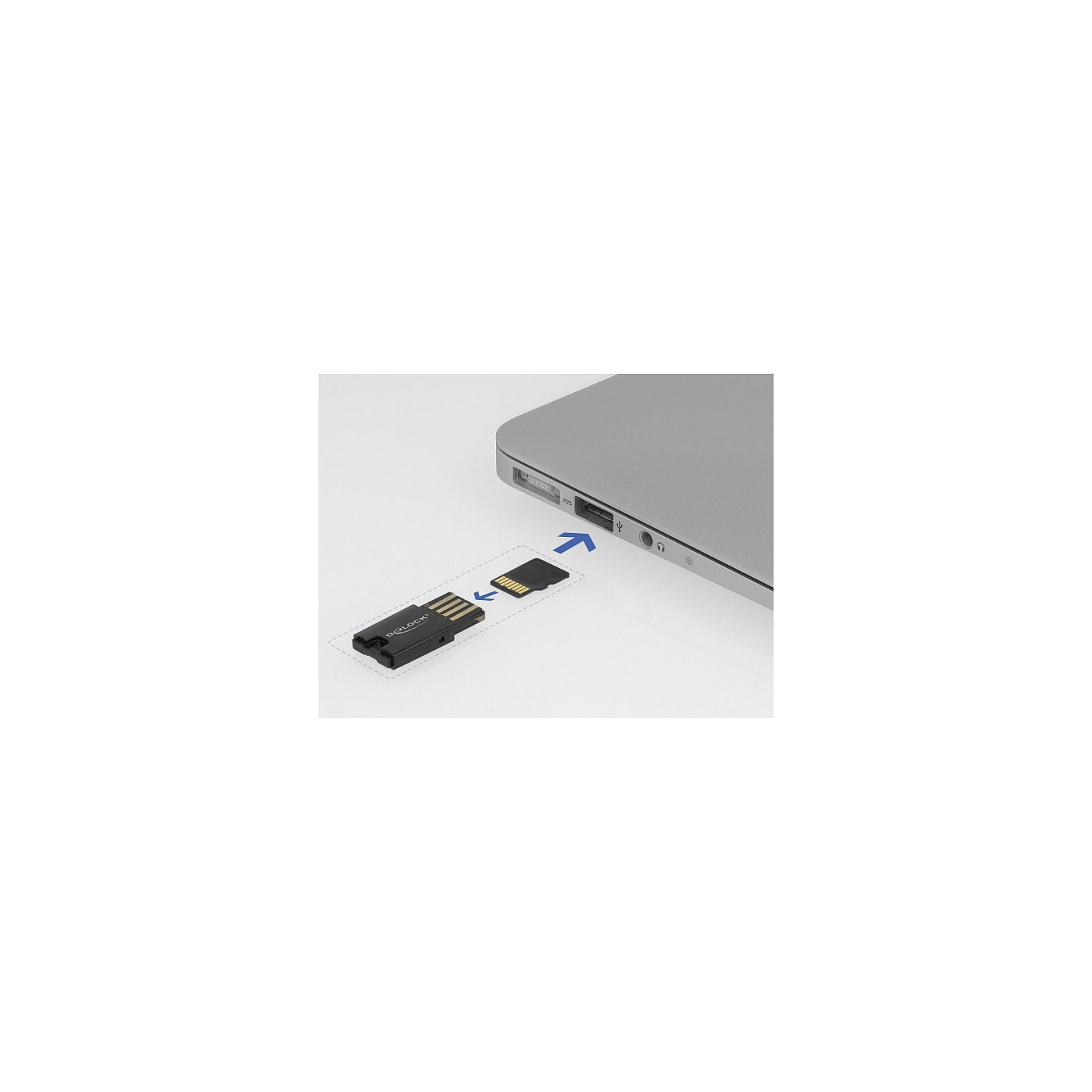 Delock USB 2.0 Card Reader für Micro SD Speicherkarten — Buy in Cyprus with Fast Delivery
